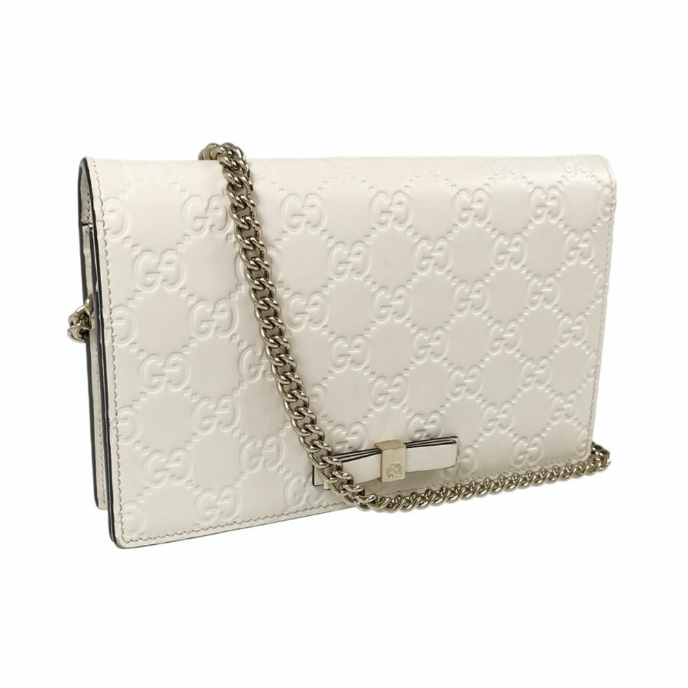 Gucci Bag Leather sima Shoulder rna Wallet